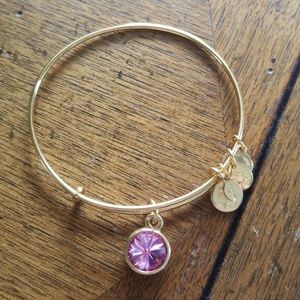 October Birthstone Gold Alex and Ani Braclet